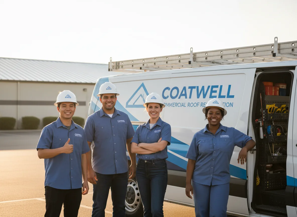 Commercial roof coating company in Elton, WI